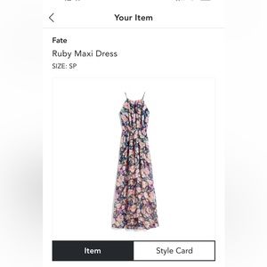 Stitch fix Maxi dress- petite EUC